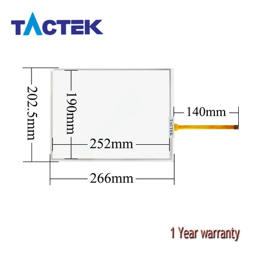 1X  for  3410055-01 UF6611-2-DV1-12V UF6611-2-DV1-12V-PFS1 Panel Touch Screen