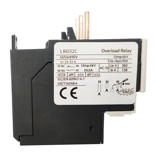 1 PC  Thermal Overload Relays apply to LC1D contactor  LRD32C 23-32A