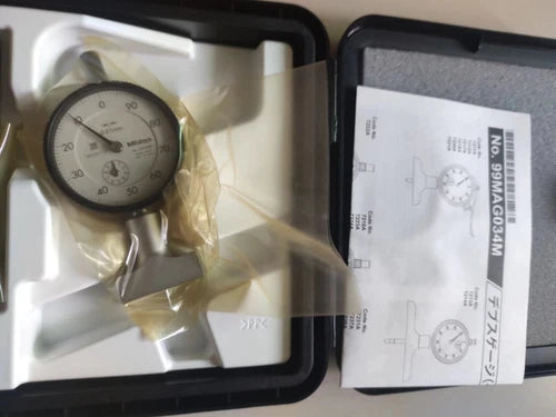 1 PCS  Dial Depth Gauge 0-10*0.01mm old model   7210   7210A