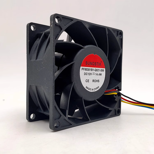 1 PCS SUNOSTIK Fan PF80381B1-Q021-S99 DC12V 14.4W 8038 8CM 4 pin cooling fan