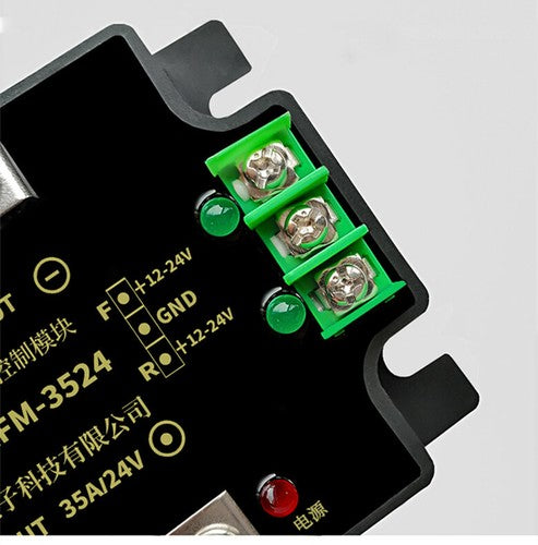 High-power DC motor forward and reverse control module 90A 24V