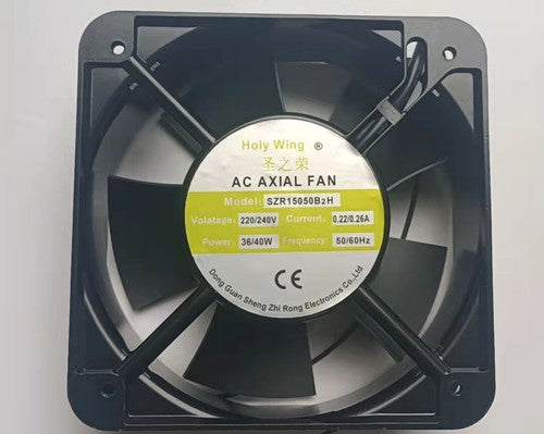 1 PCS Holy Wing Fan SZR15050B2H AC220/240V 15050 15CM 2 WIRE Aluminum frame