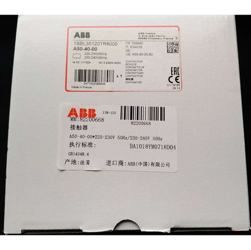 Abb Contactor A50-40-00 220V ONE Year Warranty