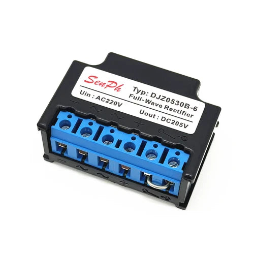 1X  full-wave brake rectifier module Typ DJZ0530B-6 INPUT 220VAC OUTPUT 205VDC