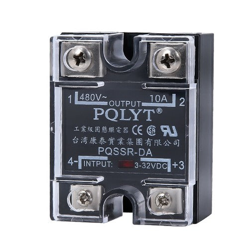 PQSSR-DA 10A single-phase solid state relay SSR-10DA DC control AC 10DA
