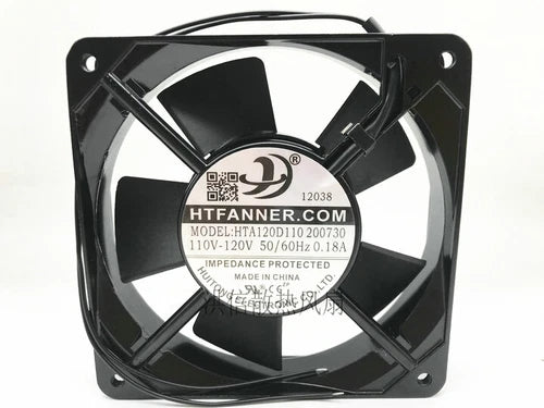 1X  AC Cooling Fan THFANNER.COM HTA120D110 200730 110V-120V 0.18A 12025