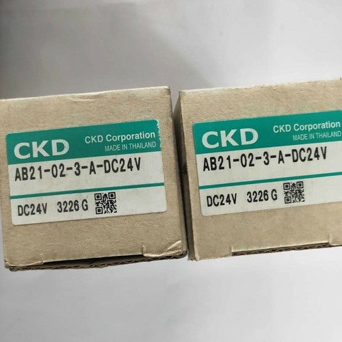 One For CKD  AB21-02-3-A-DC24V Solenoid Valve Free Shipping