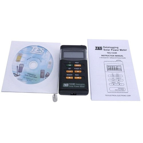 TES-1333R Solar Power Meter Automatic Transmission Measurements  TES1333R