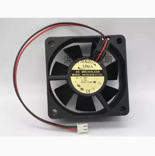 1PC   2-wire frequency converter fan AD0624HB-A71GL DC24V 0.15A