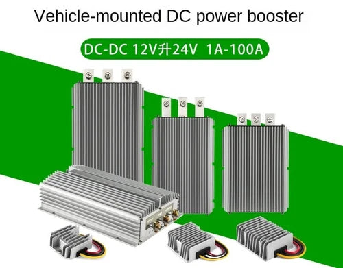 1pc  vehicle power module 12V to 24V DC 12V to 24V high power booster 12V to 24V