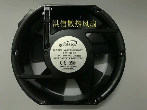 1 PCS For SA17251V1MBT AC115V 50/60HZ 24/28W 172*51MM cooling fan