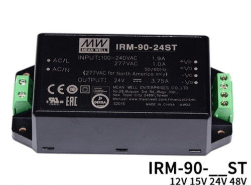Mean Well IRM-90-ST switching power supply 15/12V24V48 terminal type 90W module