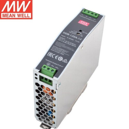 Mean Well Switching Power Supply DDR-120A/B/C/D 120W 12/24/48V DC to DC Rail Typ
