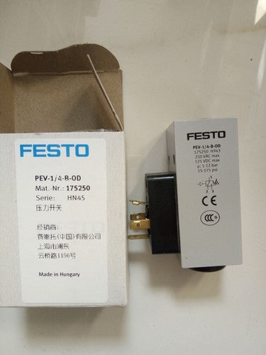 1 PCS FESTO Pressure Switch PEV-1/4 B-OD 175250