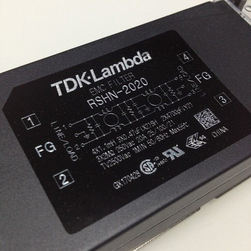 1PC  TDK Lambdat RSHN-2020 Single phase Power Filter 250VAC 20A