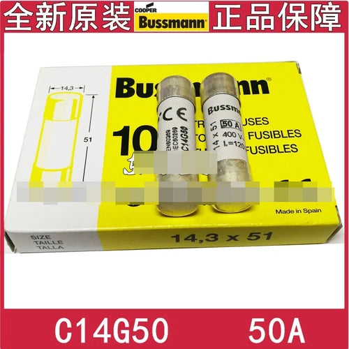10pcs/5pcs for   C14G50 50A 400V  fuse
