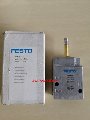1 pcs FESTO Solenoid valve MFH-3-1/8 7802