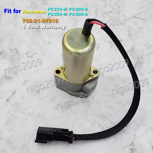 1X 702-21-07610 for PC300-8 PC350-8 PC400-8 Hydraulic Pump Solenoid Valve