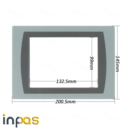 1SET  Touch screen glass with Protective film overlay  TP-4518S1F2 7A11D100020
