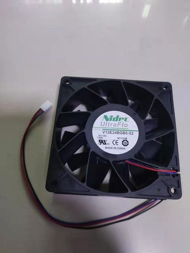 1 PCS NIDEC Fan V12E24BGB5-52 DC 24V 1.40A 12038 12CM 3 Pin cooling fan