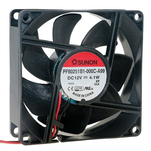SUNON PF80251B1-000C-A99 8CM 12V 4.1W Gale Volume Chassis Fan 2-pin