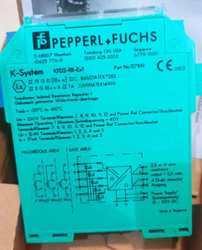 1PC PEPPREL+FUCHS KFD2-RR-EX1 Safety Barrier  ping #P