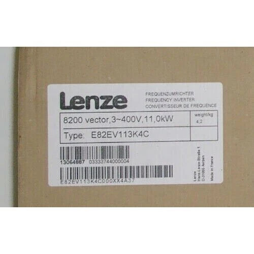 1 PC E82EV113_4C  LENZE E82EV113K4C Inverter 8200 Vector 11kW