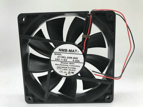 1 PCS NMB Fan 4710KL-05W-B50 DC24V 0.38A 12025 12CM 2 Wire cooling fan