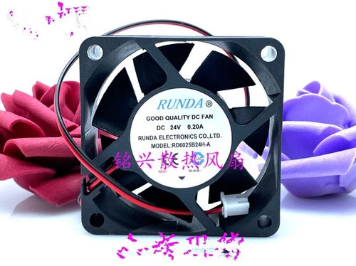1 PCS  welder/inverter fan cooling fan RD6025B24H-A 6025 6CM 24V 0.20A  Fan