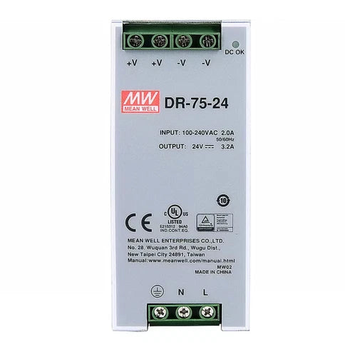 1PC   DR-75-12/24/48 rail type 12V24V48V 75W switching power supply