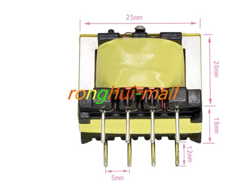 1X Permalloy Audio Transformer Audio Isolator Amplified Audio Cow EE25 600:600