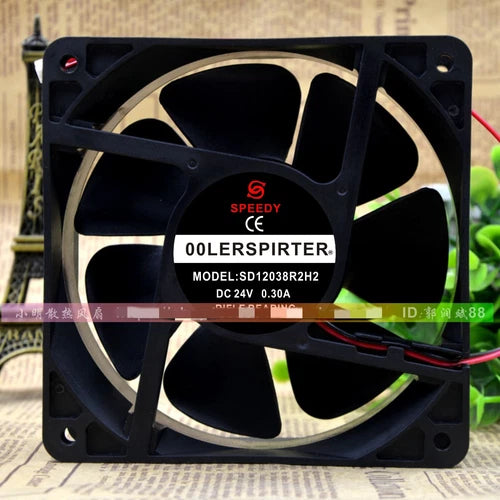 1 pcs  welding machine cooling fan  SD12038R2H2 24V 0.70A 12CM 12038