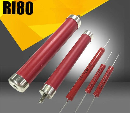 RI80 50W 1~500M high voltage high frequency glass glaze non-inductive resistance