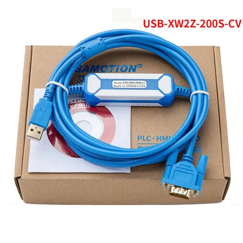 1PC For  CQM1H/CPM2C/CJ1M Programming Cable  USB-XW2Z-200S-CV USBXW2Z200SCV