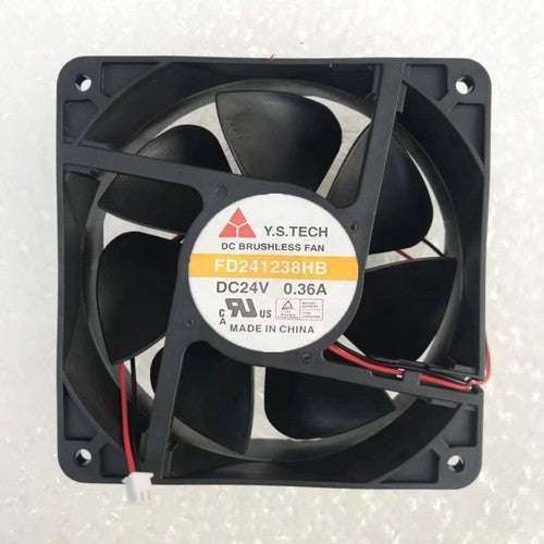 1 PCS Y.S.TECH Fan FD241238HB DC24V 12038 12CM 2-Pin inverter fan cooling fan