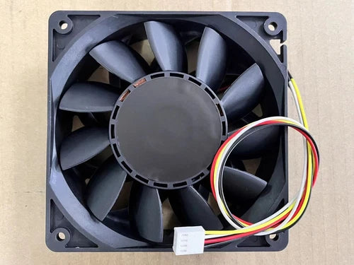 AVC 2B12038B48H speed regulating PWM fan 48V 0.70A P081 4-wire 12CM[M158a] #P