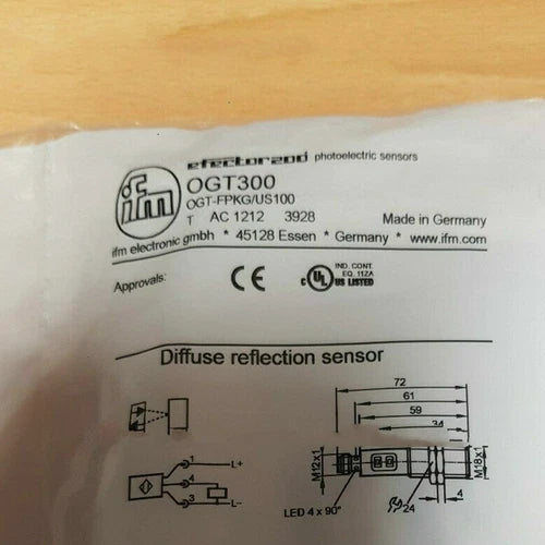 1PC  IFM OGT300 Photoelectric Switch Sensor OGT300 Free Shipping