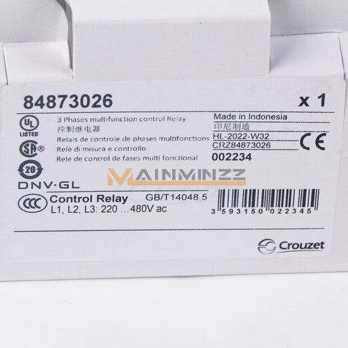 1PCS HWUA 84873026 Crouzet 3-Phase Multifunction Control Relay