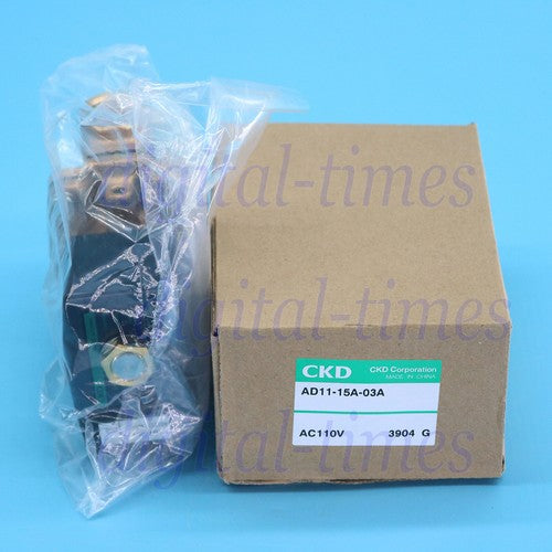 One For CKD  AD11-15A-03A AC110V Solenoid valve In Box Free Shipping