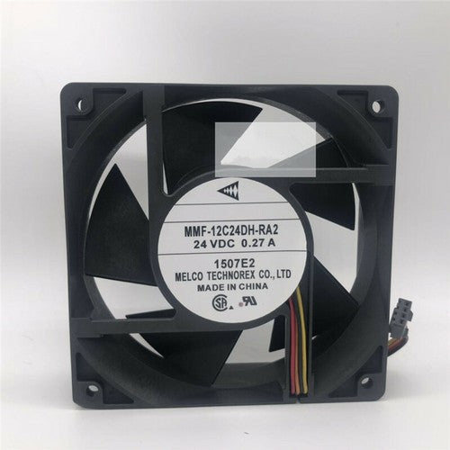 Mitsubishi 12038 12CM 24V DC 0.27A MMF-12C24DH-RA2 3-line inverter fan