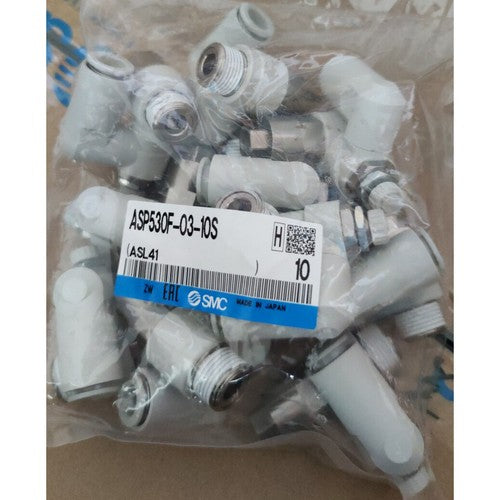 10PC  SMC ASP530F-03-10S speed control valve Free shipping