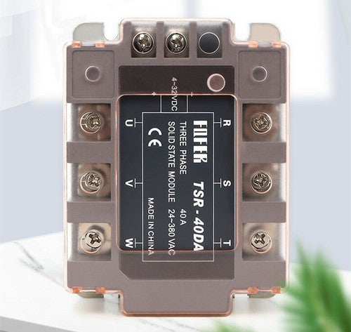 Three-phase solid state relay 40A TSR-40DA DC control AC 4-32VDC 24-380VAC
