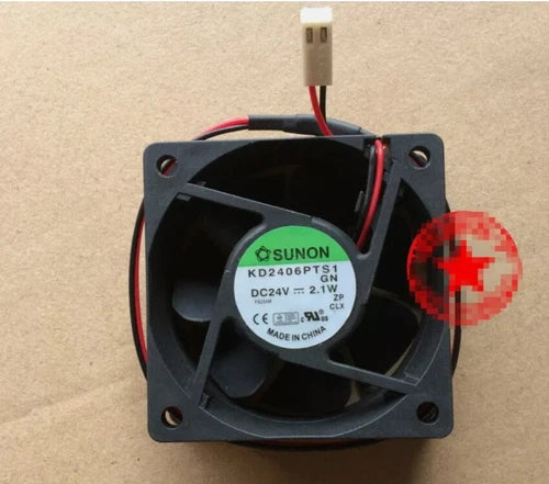 1pc  inverter fan 6CM 2pin   KD2406PTS1 6025 2.1W 24v