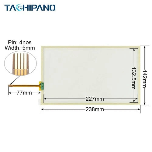 1X for MT6103iP MT6103iP1WV Touch Screen   10 inch Glass Panel