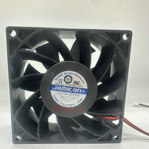 1 PCS JAMICON Fan KF0938B2SRPR DC24V 0.50A 9038 9CM 2 wire cooling fan