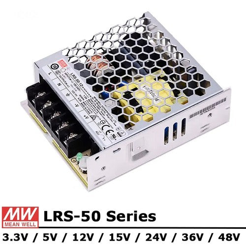 Mean Well LRS-50 switching power supply 3.3/5/12/15/24/36/48V transformer small