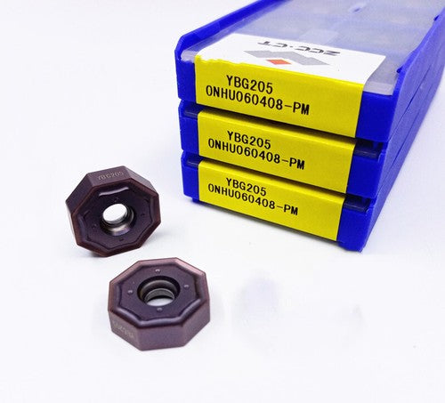 10pcs/Box ZCC.CT ONHU060408-PM YBG205 CNC Milling Blade Carbide Inserts