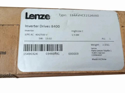 1 PC E84AVHCE1524VX0  LENZE E84AVHCE1524VX0 Inverter