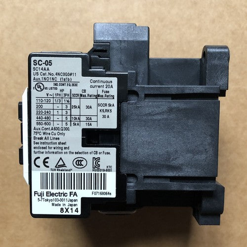 One  Magnetic Contactor For FUJI SC-05 220V Free Shipping