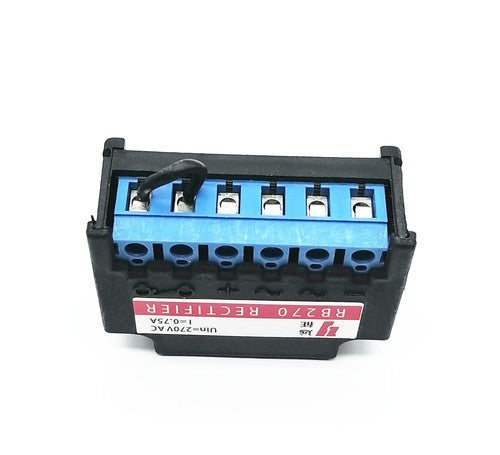 RB270 270V-0.75A (six-terminal) Motor Brake Rectifier YEJ Motor Brake Rectifier
